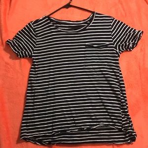 Navy and White striped t-shirt ☆